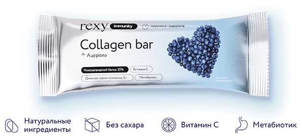 ProteinRex Rexy Collagen Bar, 40 гр