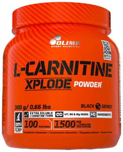 Olimp Sport Nutrition L-carnitin xplode powder, L-карнитин иксплоуд поудер, 300 грамм