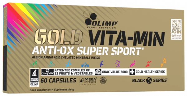 Olimp Sport Nutrition Gold Vitamin Antiox, Голд Витамин Антиокс, 60 капсул