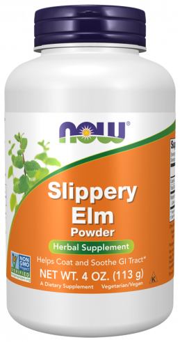 NOW Slippery Elm 400 mg, Красный вяз 400 мг, 100 капсул