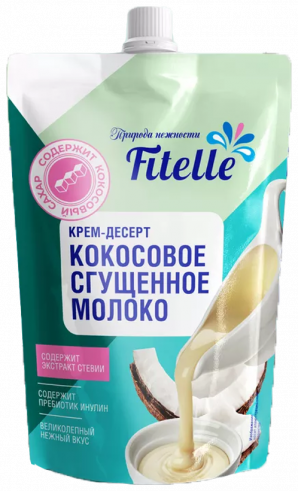 FitParad Кокосовое сгущенное молоко, 100 грамм
