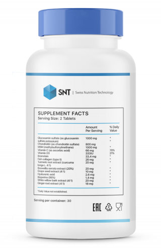 SNT Joint Repair, 60 таблеток