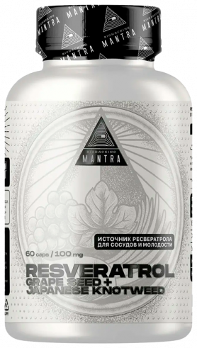 Biohacking Mantra Resveratrol 100, 60 капсул