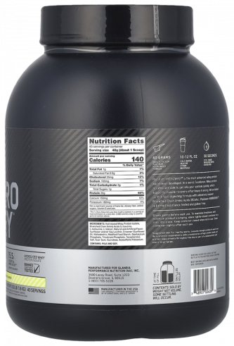 Optimum Nutrition ON - Platinum HydroWhey, ОН - Платинум ГидроВей, 1600 грамм