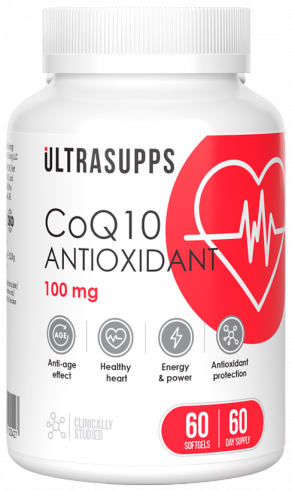 Ultrasupps CoQ10, 60 капсул