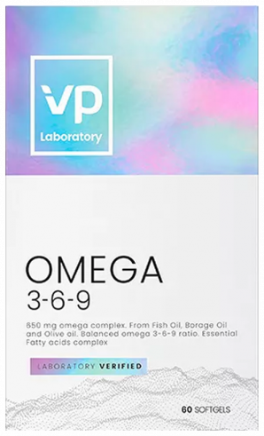 VP Laboratory Omega 3-6-9, Омега 3-6-9, 60 капсул