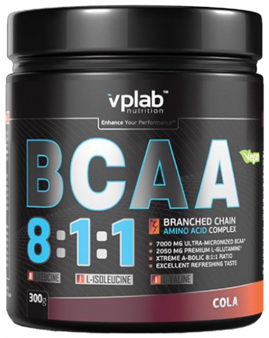 VP Laboratory BCAA 8:1:1, БЦАА 8:1:1, 300 грамм