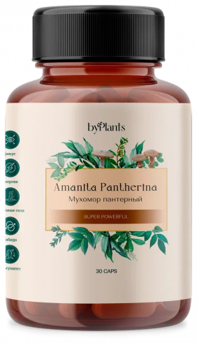 ByPlants Amanita Pantherina, 30 капс