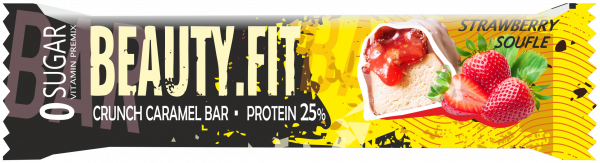 BeautyFit Crunch Caramel Bar, 60 г