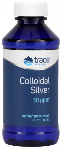 Trace Minerals Research Colloidal Silver 30 ppm, Ресерч Коллоидное серебро 30 ч/млн, 237 мл