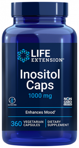 Life Extension Inositol 1000 mg, 360 капсул