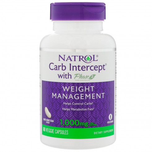 Natrol Carb Intercept, 60 капс
