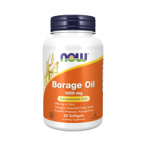 NOW Borage Oil, Масло огуречника, 60 капсул