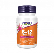 NOW B-12, Витамин В-12, 100 таблеток