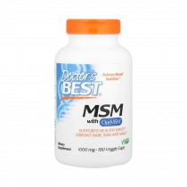 Doctor's Best MSM, Метилсульфонилметан МСМ, 180 капсул