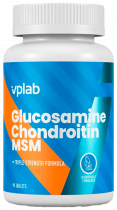 VP Laboratory Glucosamine Chondroitin MSM, Глюкозамин Хондроитин МСМ, 90 таблеток