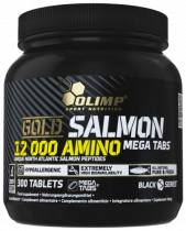 Olimp Sport Nutrition Gold Salamon 12000 Amio Mega Tabs, Голд Салмон 12000 Амино Мега Табс, 300 таблеток