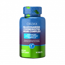Orzax Glucosamine Chondroitin MSM Complex, Глюкозамин Хондроитин MSM Комплекс, 90 таблеток