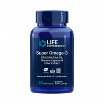 Life Extension Super Omega-3 EPA/DHA Fish Oil, Sesame Lignans &amp; Olive Extract